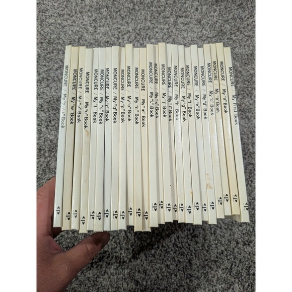 MY FIRST STEPS TO READING A B C Series Books MONCURE HB LOT COMPLETE 25‎ Vol SET
